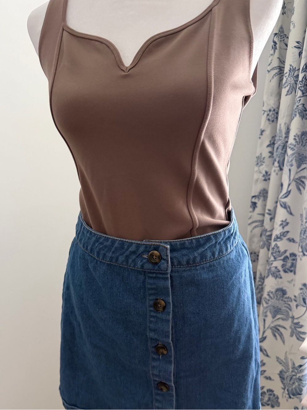 Abercrombie & Fitch Brown One-Piece Bodysuit - Picture 5 of 5